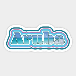 Love Aruba! Sticker